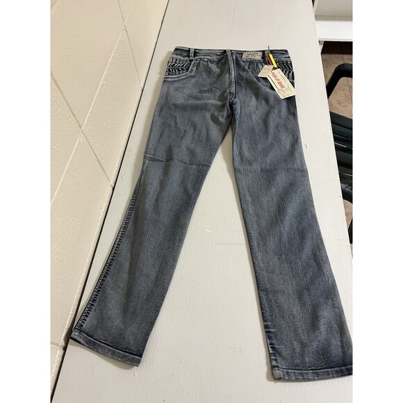 Super riva Push Up Rhinestone Jeans Size 16 Jeans Y2K Colombia Imported NWT RARE - Picture 4 of 6